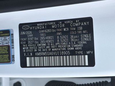 2027 Hyundai Palisade Hybrid Calligraphy