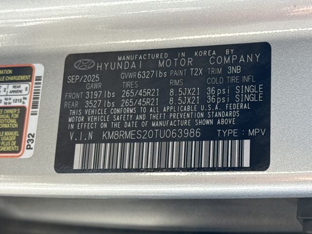 2026 Hyundai Palisade Calligraphy AWD
