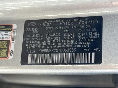 2026 Hyundai Palisade Calligraphy AWD