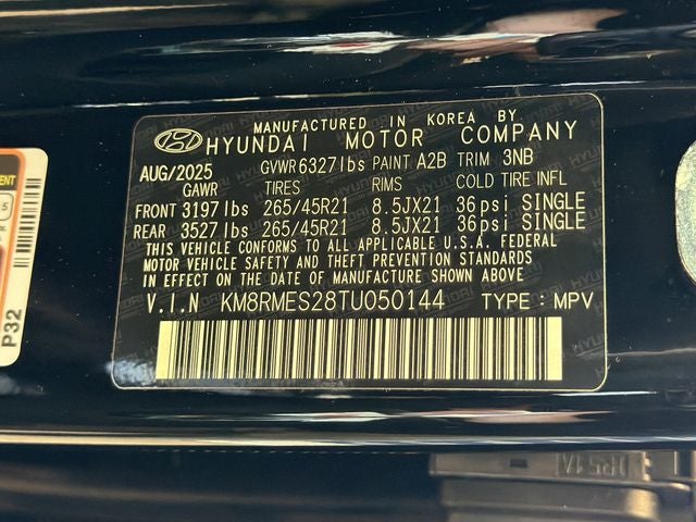 2026 Hyundai Palisade Calligraphy AWD