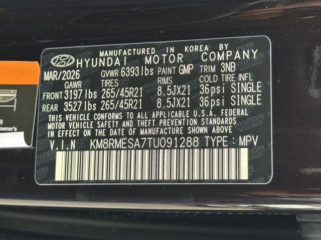 2026 Hyundai Palisade Hybrid Calligraphy