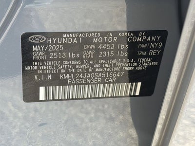 2025 Hyundai Sonata SE