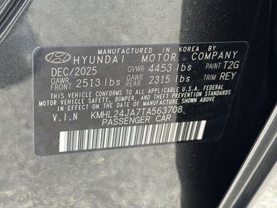 2026 Hyundai Sonata SE