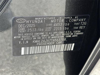 2026 Hyundai Sonata SE