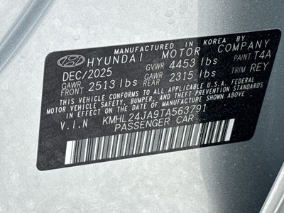 2026 Hyundai Sonata SE