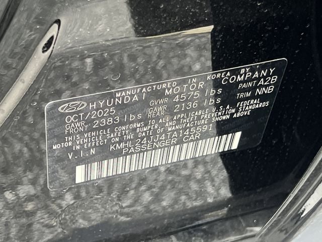 2026 Hyundai Sonata Hybrid Blue