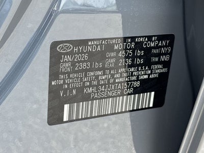 2026 Hyundai Sonata Hybrid SEL
