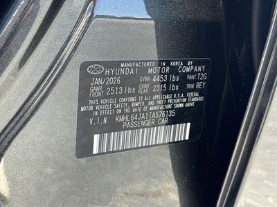 2026 Hyundai Sonata SEL Sport
