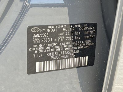 2026 Hyundai Sonata SEL Sport