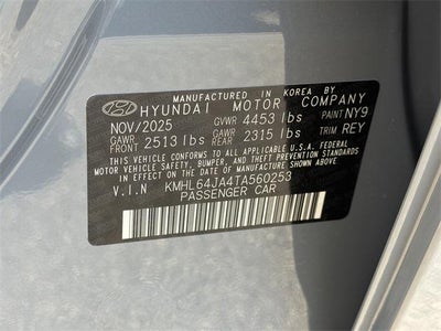 2026 Hyundai Sonata SEL Sport