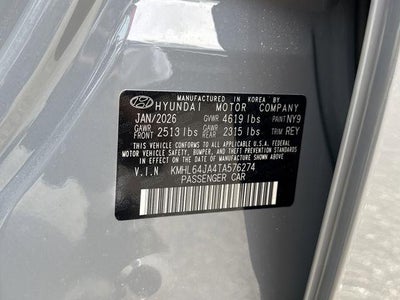 2026 Hyundai Sonata SEL Sport