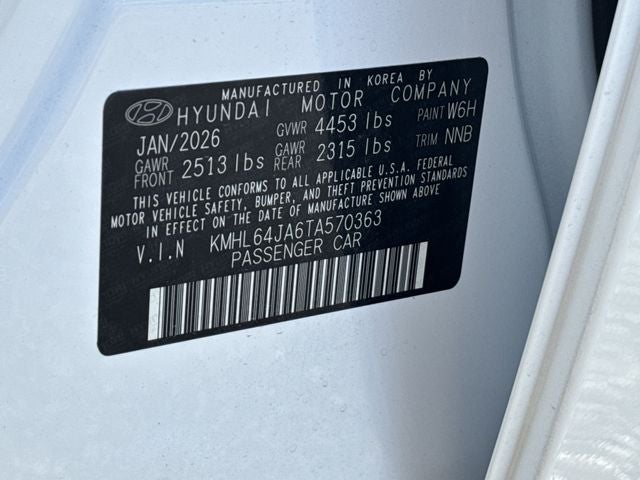 2026 Hyundai Sonata SEL Sport