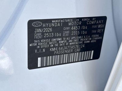 2026 Hyundai Sonata SEL Sport