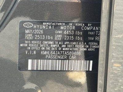 2026 Hyundai Sonata SEL Sport