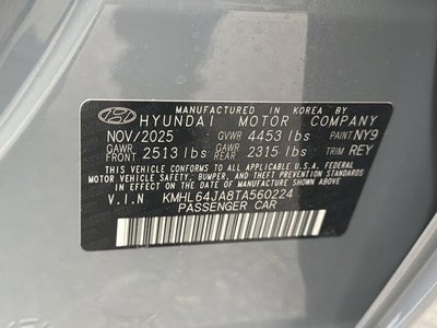 2026 Hyundai Sonata SEL Sport