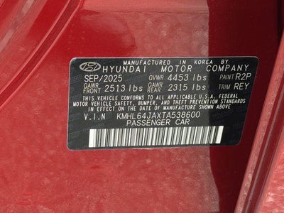 2026 Hyundai Sonata SEL Sport