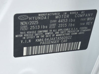2026 Hyundai Sonata SEL Sport