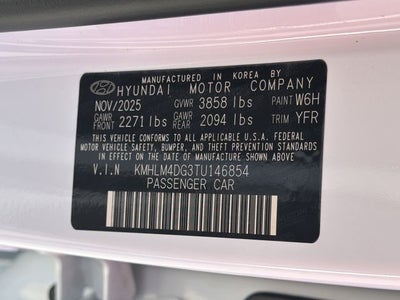 2026 Hyundai Elantra SEL Sport