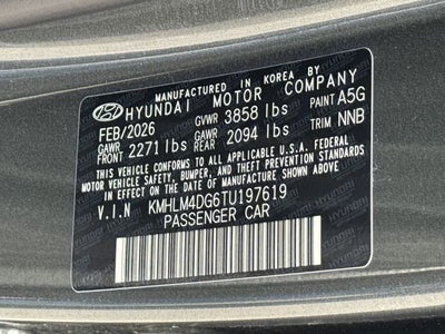 2026 Hyundai Elantra SEL Sport