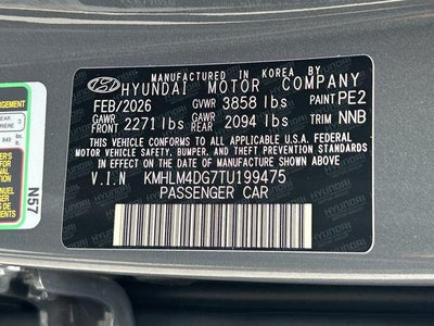 2026 Hyundai Elantra SEL Sport