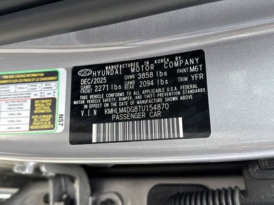 2026 Hyundai Elantra SEL Sport