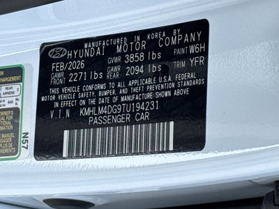 2026 Hyundai Elantra SEL Sport