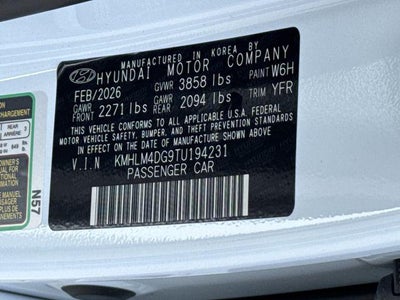 2026 Hyundai Elantra SEL Sport