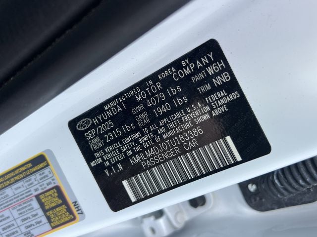 2026 Hyundai Elantra Hybrid Blue