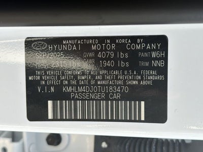 2026 Hyundai Elantra Hybrid Blue