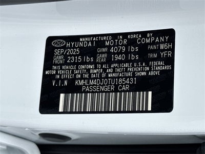 2026 Hyundai Elantra Hybrid Blue