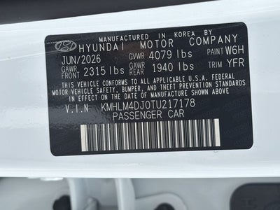 2026 Hyundai Elantra Hybrid Blue