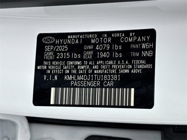 2026 Hyundai Elantra Hybrid Blue