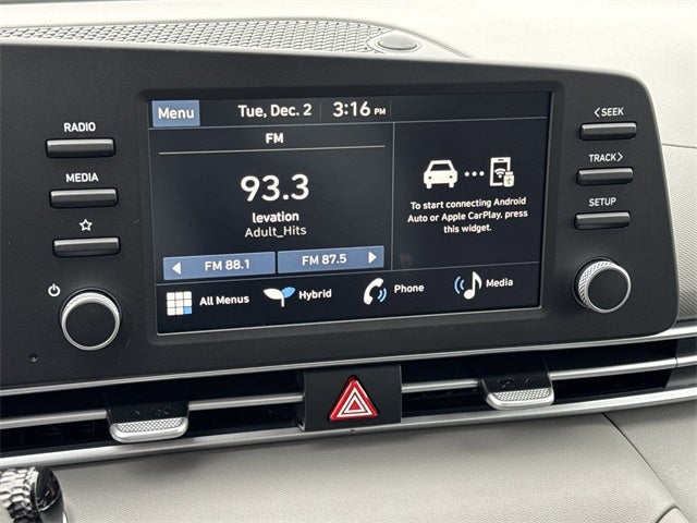 2026 Hyundai Elantra Hybrid Blue