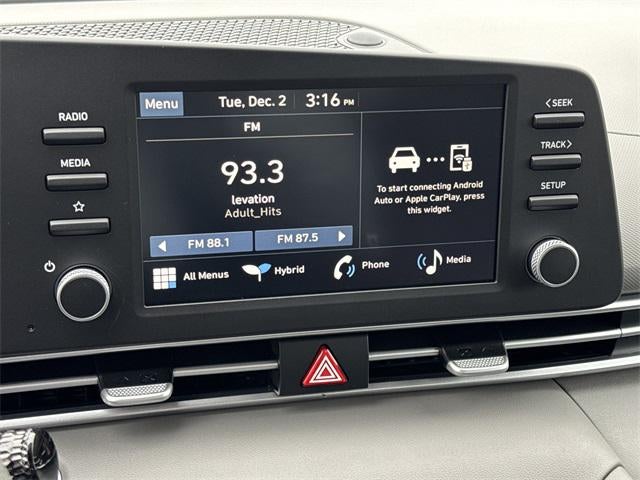 2026 Hyundai Elantra Hybrid Blue