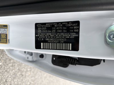 2026 Hyundai Elantra Hybrid Blue