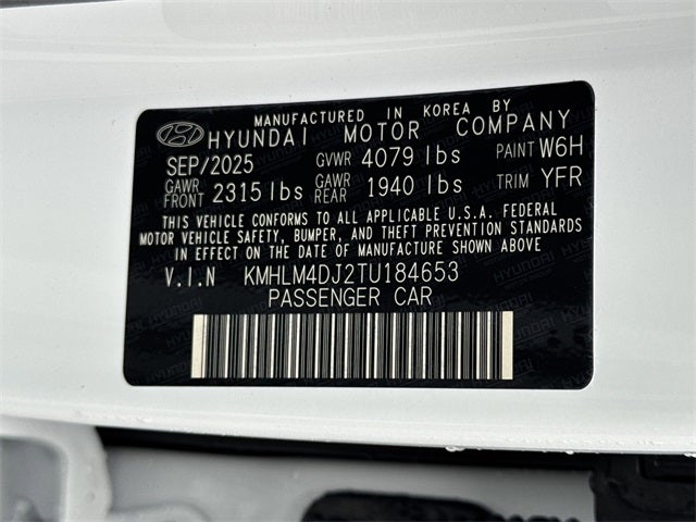 2026 Hyundai Elantra Hybrid Blue