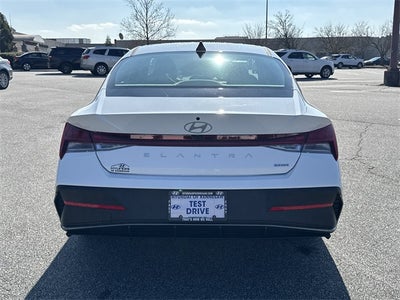 2026 Hyundai Elantra Hybrid Blue