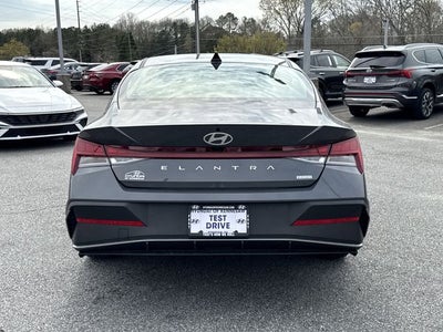 2025 Hyundai Elantra Hybrid Blue