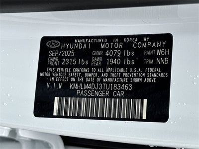 2026 Hyundai Elantra Hybrid Blue