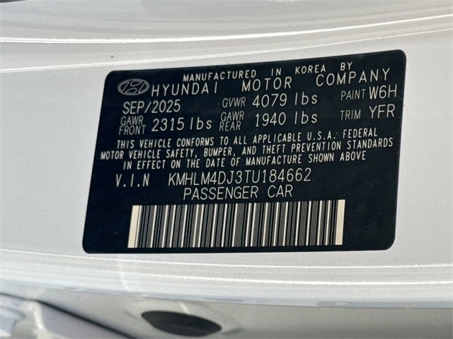 2026 Hyundai Elantra Hybrid Blue