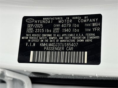2026 Hyundai Elantra Hybrid Blue