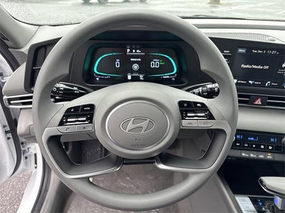 2026 Hyundai Elantra Hybrid Blue