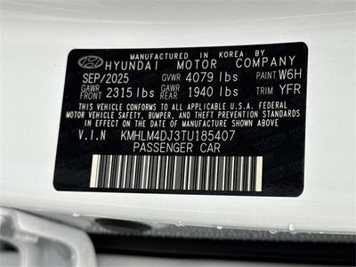2026 Hyundai Elantra Hybrid Blue