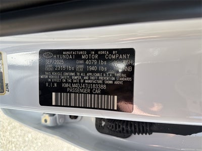 2026 Hyundai Elantra Hybrid Blue