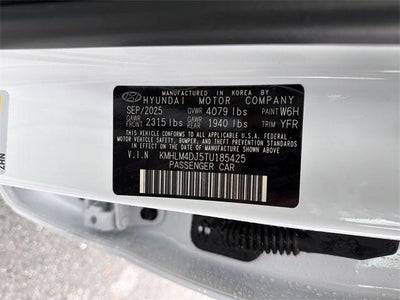 2026 Hyundai Elantra Hybrid Blue