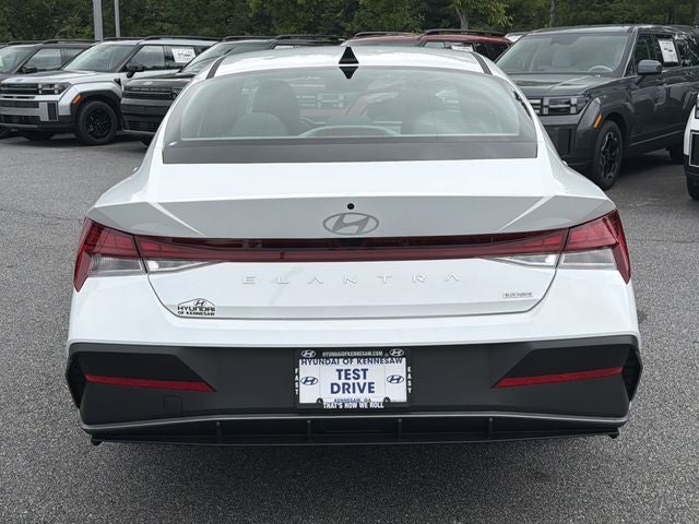 2026 Hyundai Elantra Hybrid Blue