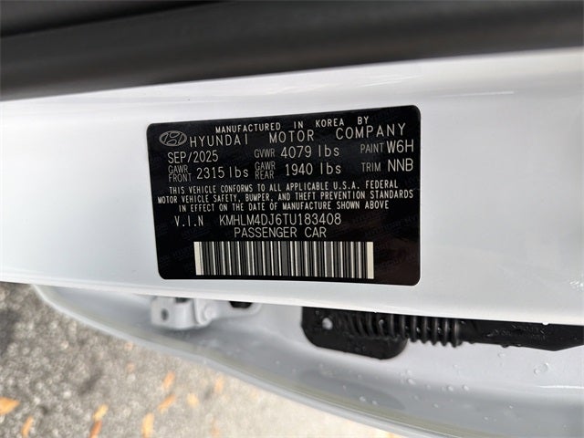 2026 Hyundai Elantra Hybrid Blue