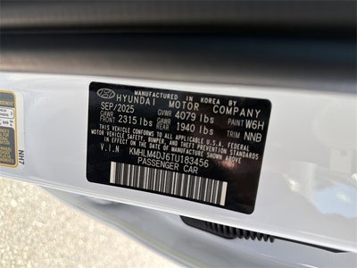 2026 Hyundai Elantra Hybrid Blue