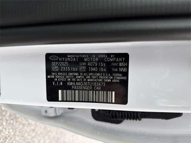 2026 Hyundai Elantra Hybrid Blue