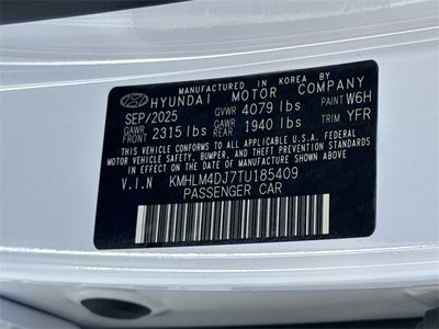 2026 Hyundai Elantra Hybrid Blue